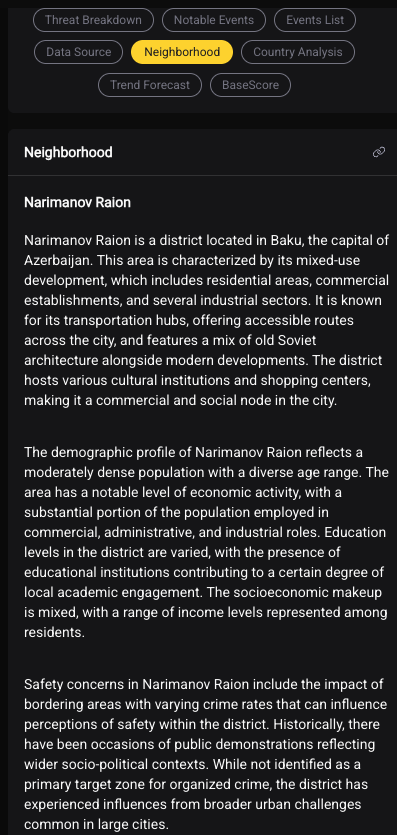 Neighborhood module